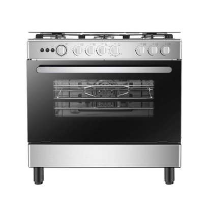 CUISINIERE HISENSE 5FEUX 90X60 A GAZ GRIS HFG90335RX image 1
