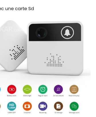 VIDÉOPHONE WIFI AVEC CAMÉRA DE SURVEILLANCE image 1