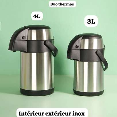 Ensemble Thermos Duo 4L /  3L en inox image 1