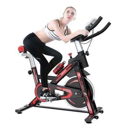 Vélo D'intérieur Vélo Stationnaire avec Écran LCD image 9