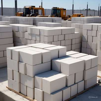Blocs béton gris clair pour murs porteurs standard image 1