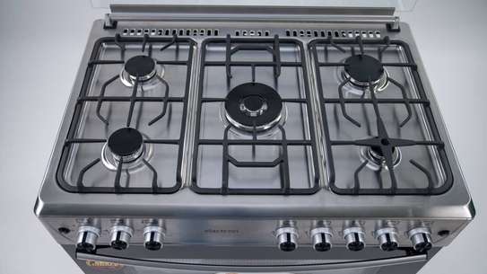 CUISINIERE ELACTRON 5FEUX 90X60 INOX EL6090 image 6