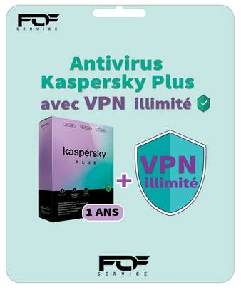Antivirus Kaspersky Plus avec VPN illimité 1PC image 1