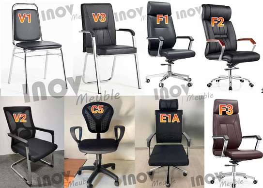 Chaise et fauteuil de bureau image 1