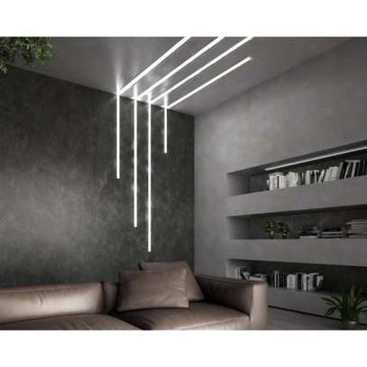 Profils en aluminium noir pour bandes LED Couverture mate image 10