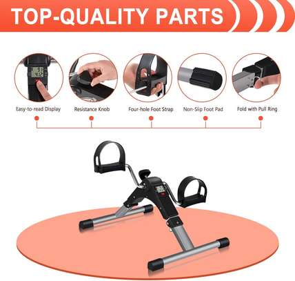Mini vélo d'exercice pour jambes et bras - hommes et femmess image 4