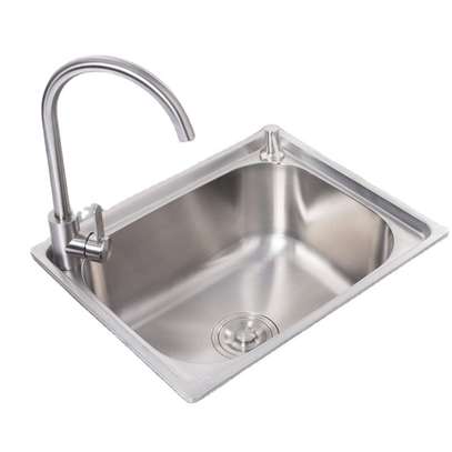 Évier 2 bacs cuisine américaine avec robinet image 10