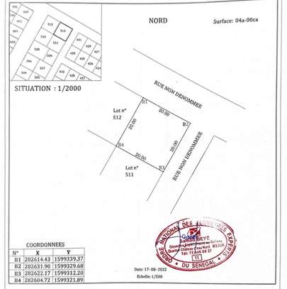 Terrain Angle 400m2 à Saly en bail Sapco image 2