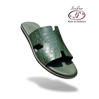 Chaussure homme sandale en cuir modèle HALIL image 1