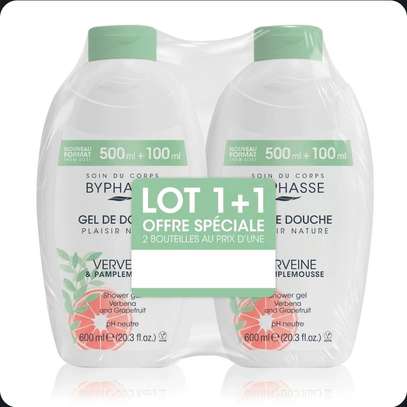 Lot de 2 gel douche Byphasse 600ml + 600ml image 4