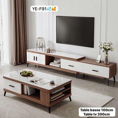 Meuble TV avec Table Basse image 7