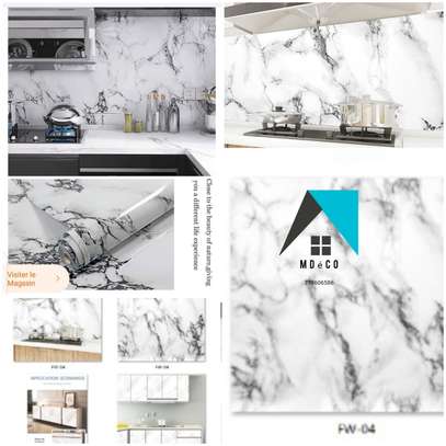 Papier peint autocolant pvc marbré image 12