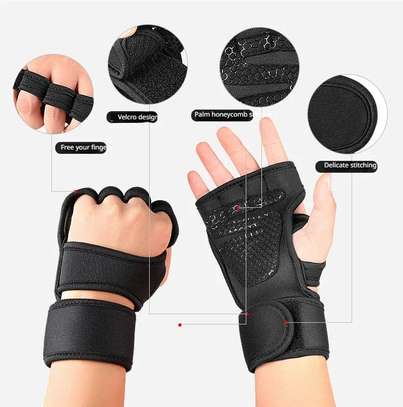 Gants de gymnastique haltères Crossfit, Support de poignet image 3