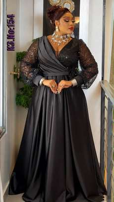 Robe soirée satin image 7