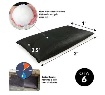 Quick dam flood bags / barriere pour inondations image 5