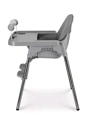 Chaise Haute Bébé Grise / Grey Baby High Chair Shell image 5