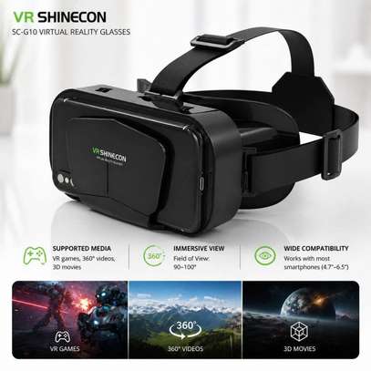 VR Shinecon Casque VR Smartphone Noir Sangles Ajustables image 4