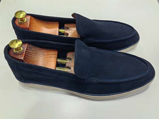 Mocassins daim LORO piana confort élégance classique image 7