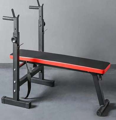 Banc de Fitness Multifonctionnel avec Support D'haltères image 9