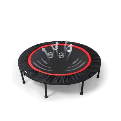 Mini trampoline fitness avec poignée ajustable antidérapant image 3