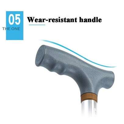 Canne de marche, béquille quadripode en aluminium image 5