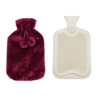 Bouillotte avec housse en peluche douce – 2 litres image 11