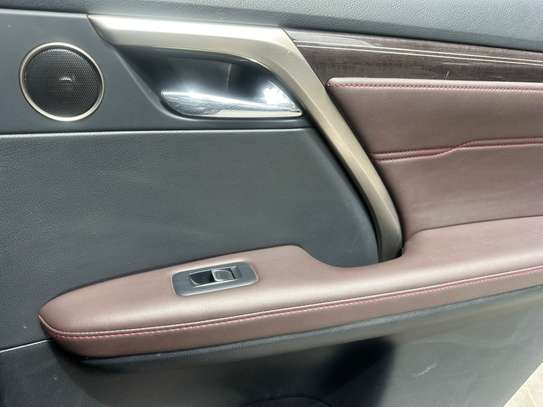 Lexus Rx450h 2021 gris Interieur cuir image 11