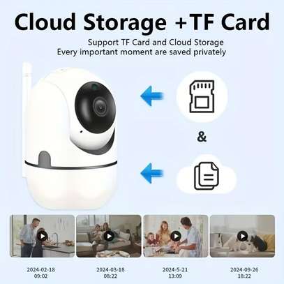 Caméra de surveillance WiFi audio Bidirectionnelle, Rotative image 9