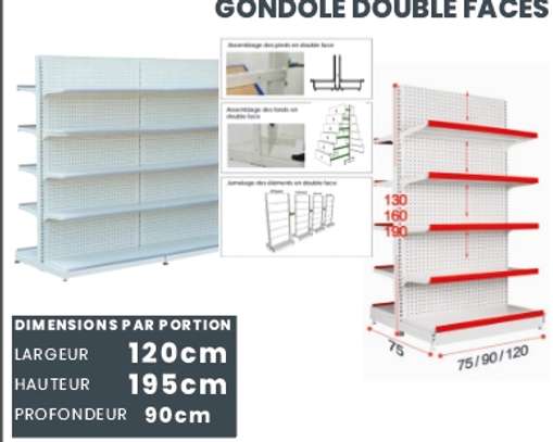 GONDOLE SUPERMARCHÉ - BOUTIQUE - PHARMACIE DEMONTABLE image 4