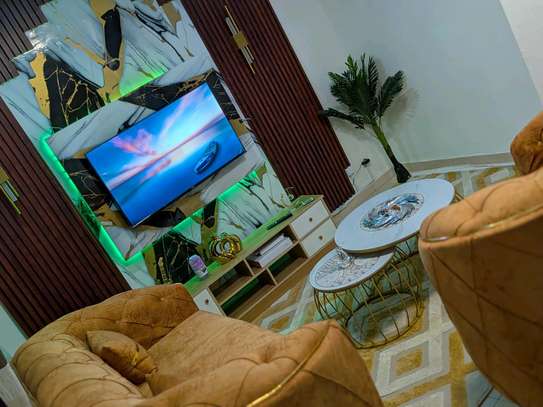 Ensemble chambre complet bois foncé design moderne image 3