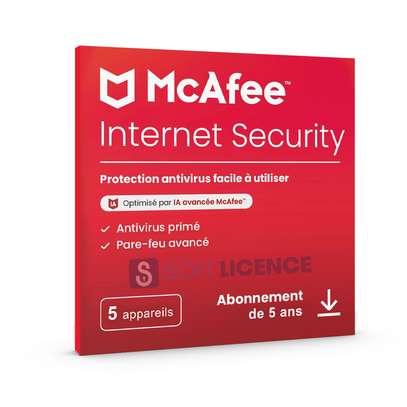 Antivirus McAfee - 5 ans image 1