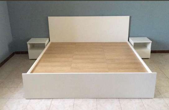 Armoire deux battants blanche en bois tres solide image 5