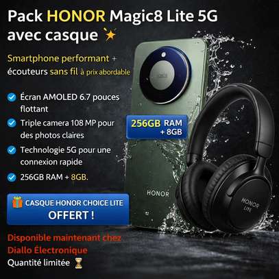 Vente honor Magic 8 Lite 5G image 1