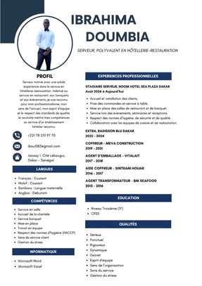 REDACTION DE CV PROFESSIONNEL ET LETTRE DE MOTIVATION. image 3