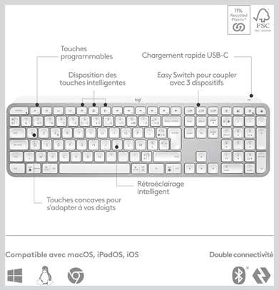 Clavier Logitech MX Keys S (AZERTY) image 4