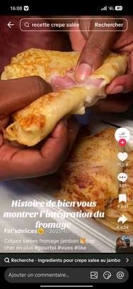 Crêpes salées doux au chaud image 2