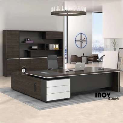 Table de bureau avec retour image 2