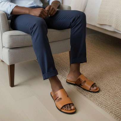 Chaussure homme sandale en cuir modèle Saloum image 3