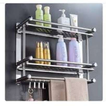 Étagère de salle de bain 2 barres image 2