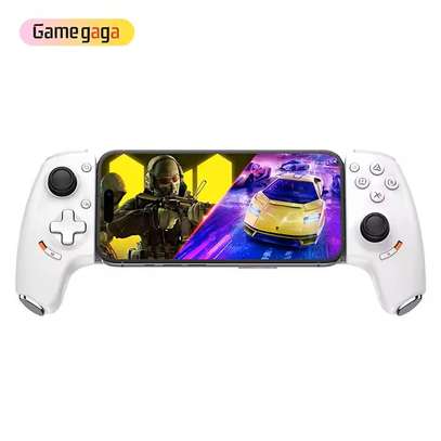 Gamegaga manette smartphone blanche joystick analogique image 1
