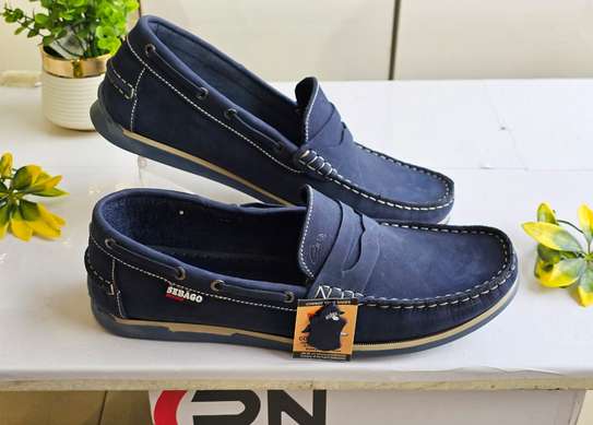 MOCASSIN SEBAGO BLEU DAIM image 2