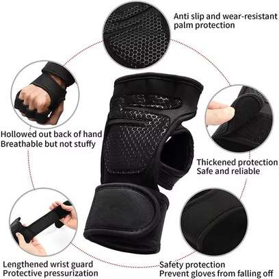 Gants de gymnastique haltères Crossfit, Support de poignet image 13