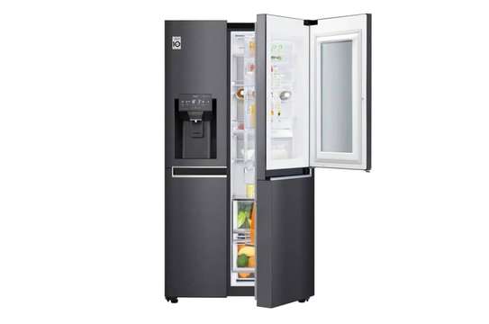 REFRIGERATEUR LG SIDE BY SIDE AVEC FONTAINE MATTE NOIR image 4