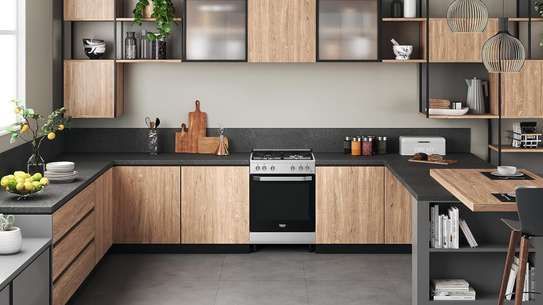 CUISINIERE HOTPOINT 4FEUX A GAZ 60X60 FOUR A GAZ GRIS image 5