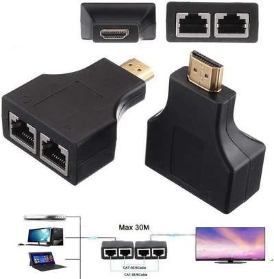 Extension HDMI 1080p vers double port RJ45 image 1