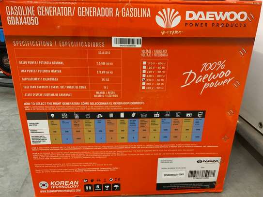 Daewoo GDAX4050 AVR Groupe électrogène portable 2800W Neuf image 10