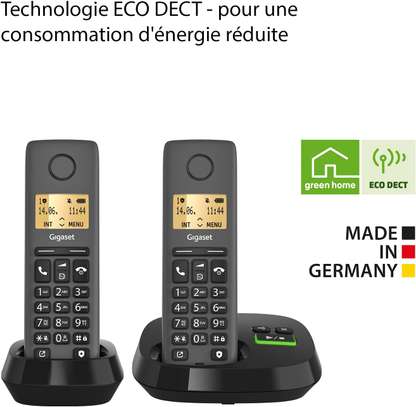 téléphones fixe sans fil duo - répondeur - Gigaset image 2