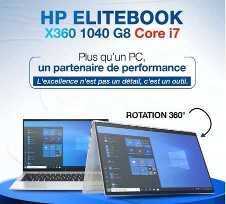 ORDINATEUR HP ELITEBOOK X360 1040 G8 i7 - 16 - 512ssd image 1