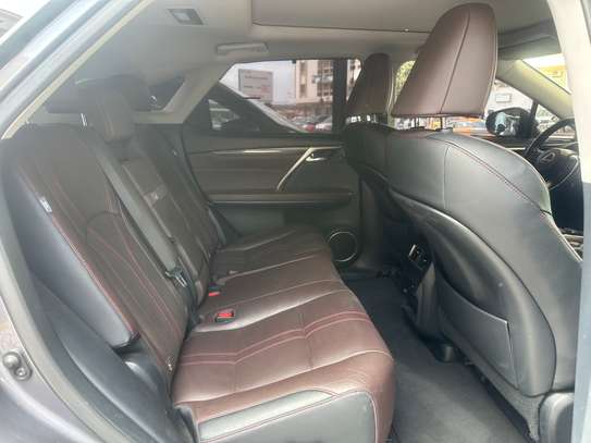Lexus Rx450h 2021 gris Interieur cuir image 12