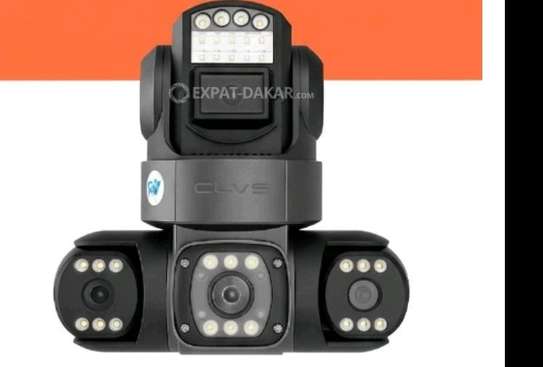 Caméra surveillance sans fil HD vision nocturne 360° image 1